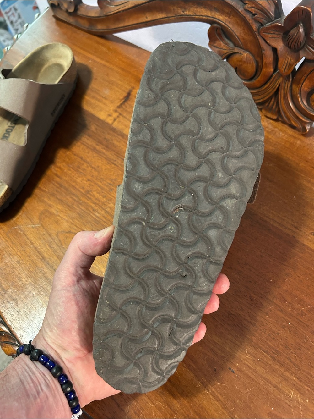 Birkenstock Arizona Mocha Slides Men’s 7 Women’s 9 Nice - Picture 13 of 13